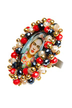 Random Frida Seed Bead Braided Rings R2508