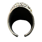 Glass Pavé Cocktail Ring R2532 - view 6
