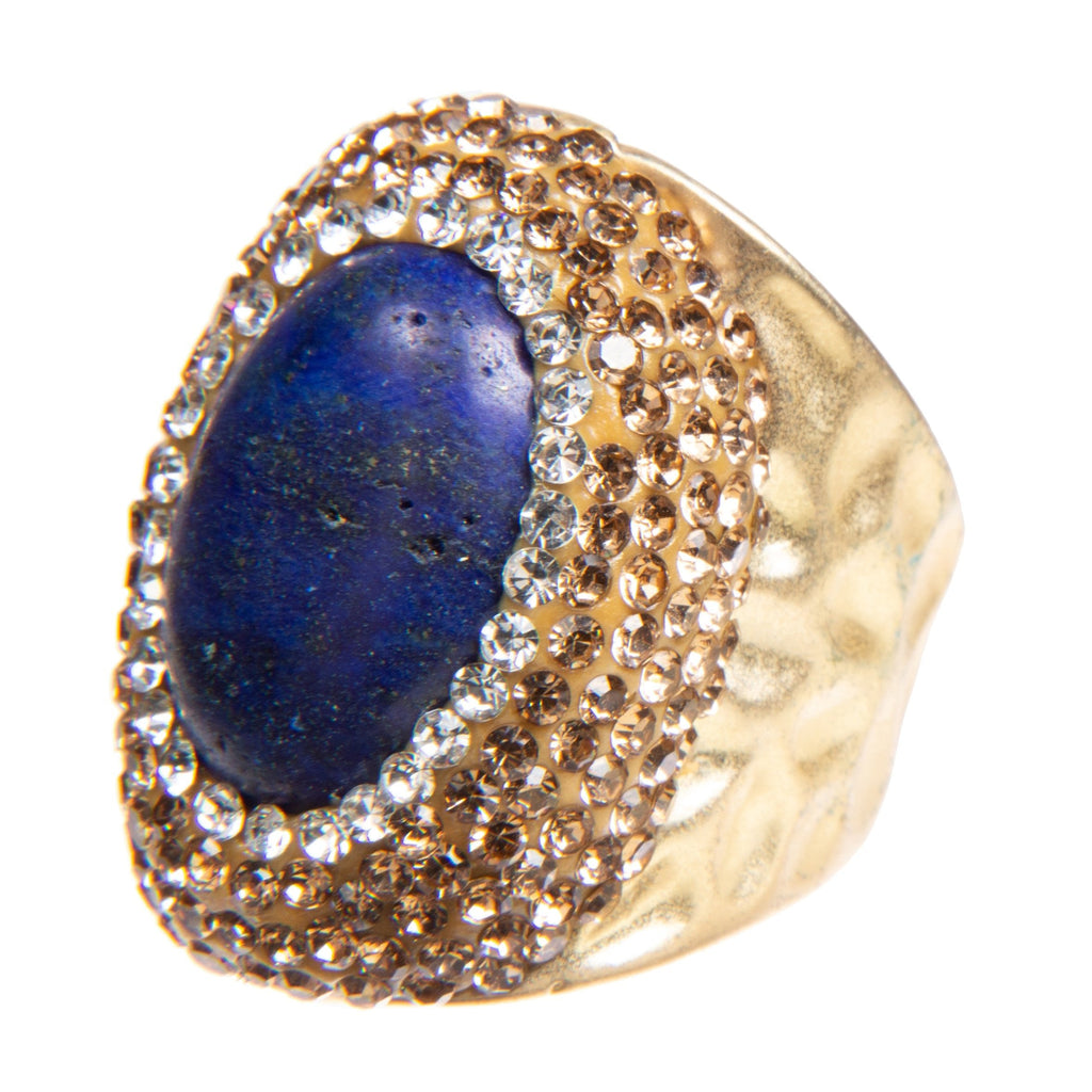 Lapis Pavé Cocktail Ring R2625 - view 2