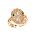 Snake Cut Teardrop Ring R2630