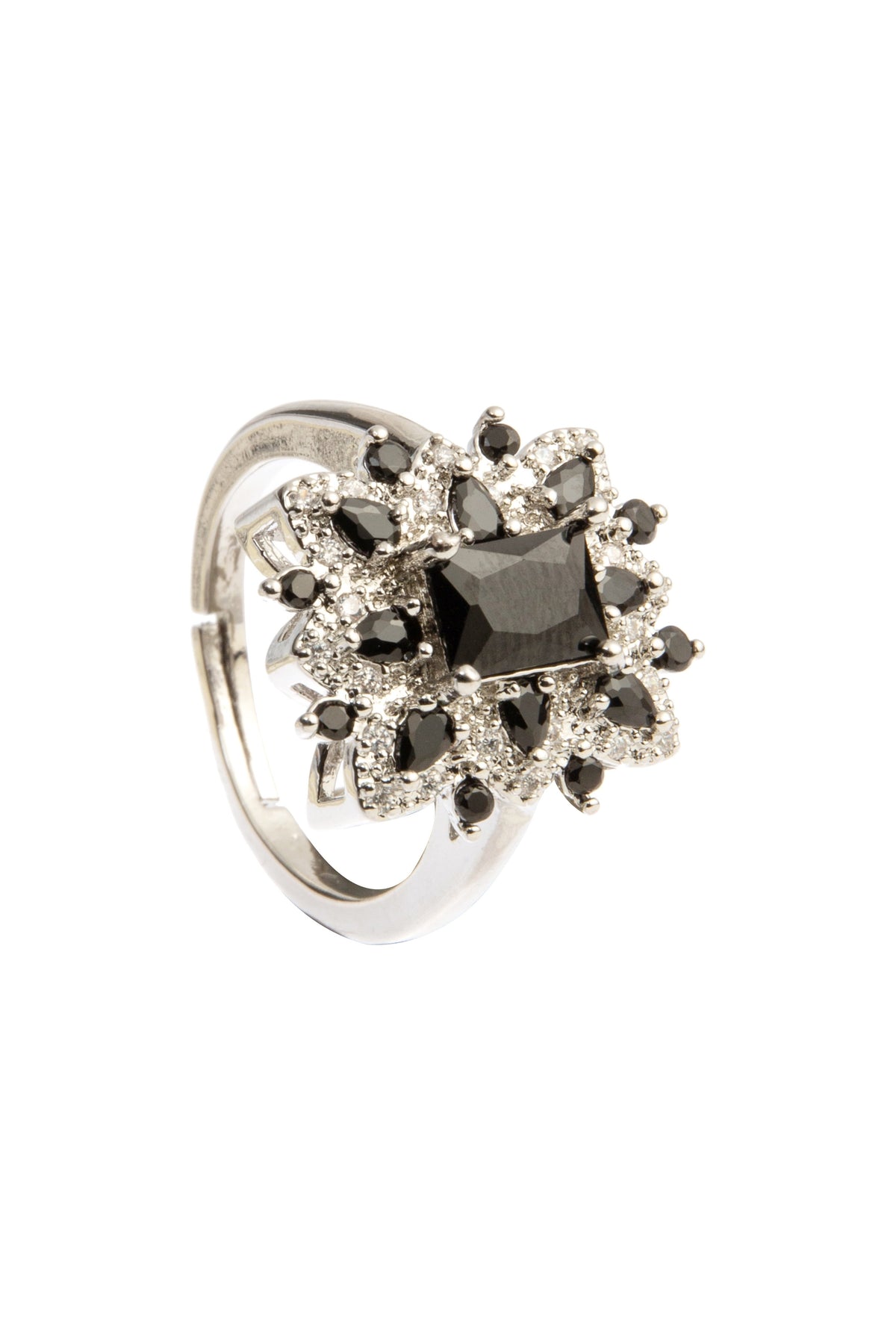 Flower Rhinestone Ring R2647