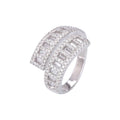 Crossover Cubic Zirconia Ring R2651