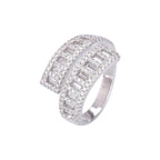 Crossover Cubic Zirconia Ring R2651