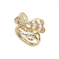 Butterfly Rhinestone Ring R2654