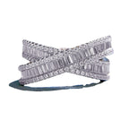 Double Ring Alloy Cubic Zirconia Ring R2659
