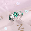 Clover Rhinestone Ring R2662