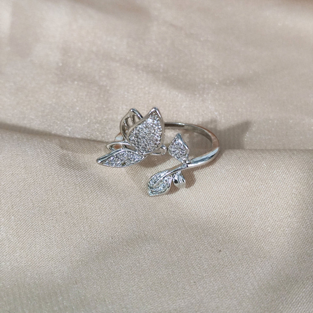 Butterfly Rhinestone Ring R2668