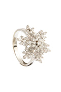 Snowflakes Cubic Zirconia Ring R2672