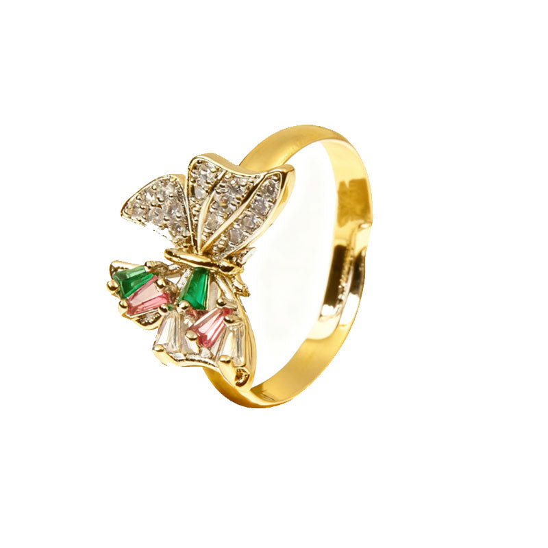 Butterfly Cubic Zirconia Ring R2695