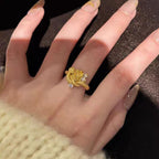 Rose Rhinestone Ring R2710