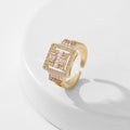 Square Rhinestone Ring R2717