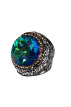 Glass Pavé Cocktail Ring R2723