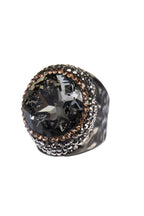 Glass Pavé Cocktail Ring R2723