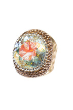 Glass Pavé Cocktail Ring R2723