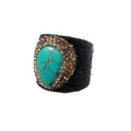 Turquoise Pavé Cocktail Ring R2793 - view 2