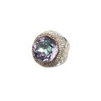 Round Crystal Pavé Cocktail Ring R2818