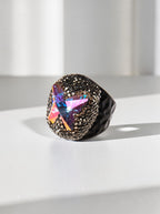 Crystal Butterfly Pavé Cocktail Ring R2824