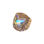 Crystal Butterfly Pavé Cocktail Ring R2824