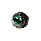 Round Crystal Pavé Cocktail Ring R2825