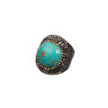 Composed Turquoise Pavé Cocktail Ring R2832 - view 2