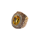 Crystal Pavé Cocktail Ring R2839 - view 2