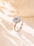 Flower Copper Ring R2874
