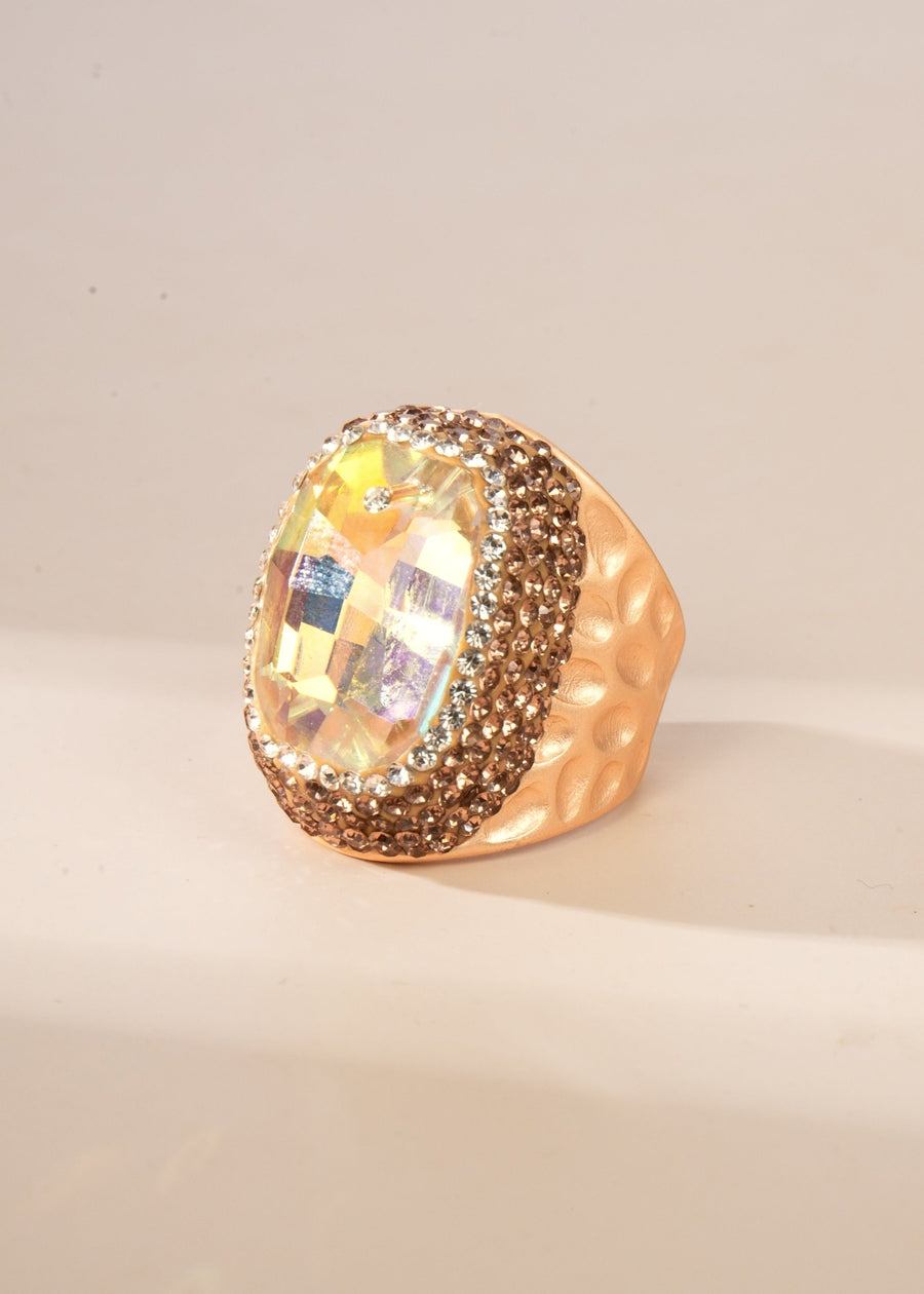 Crystal Pavé Cocktail Ring R2880