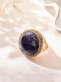 Mixed-Stone Pavé Cocktail Ring R2894 - view 2
