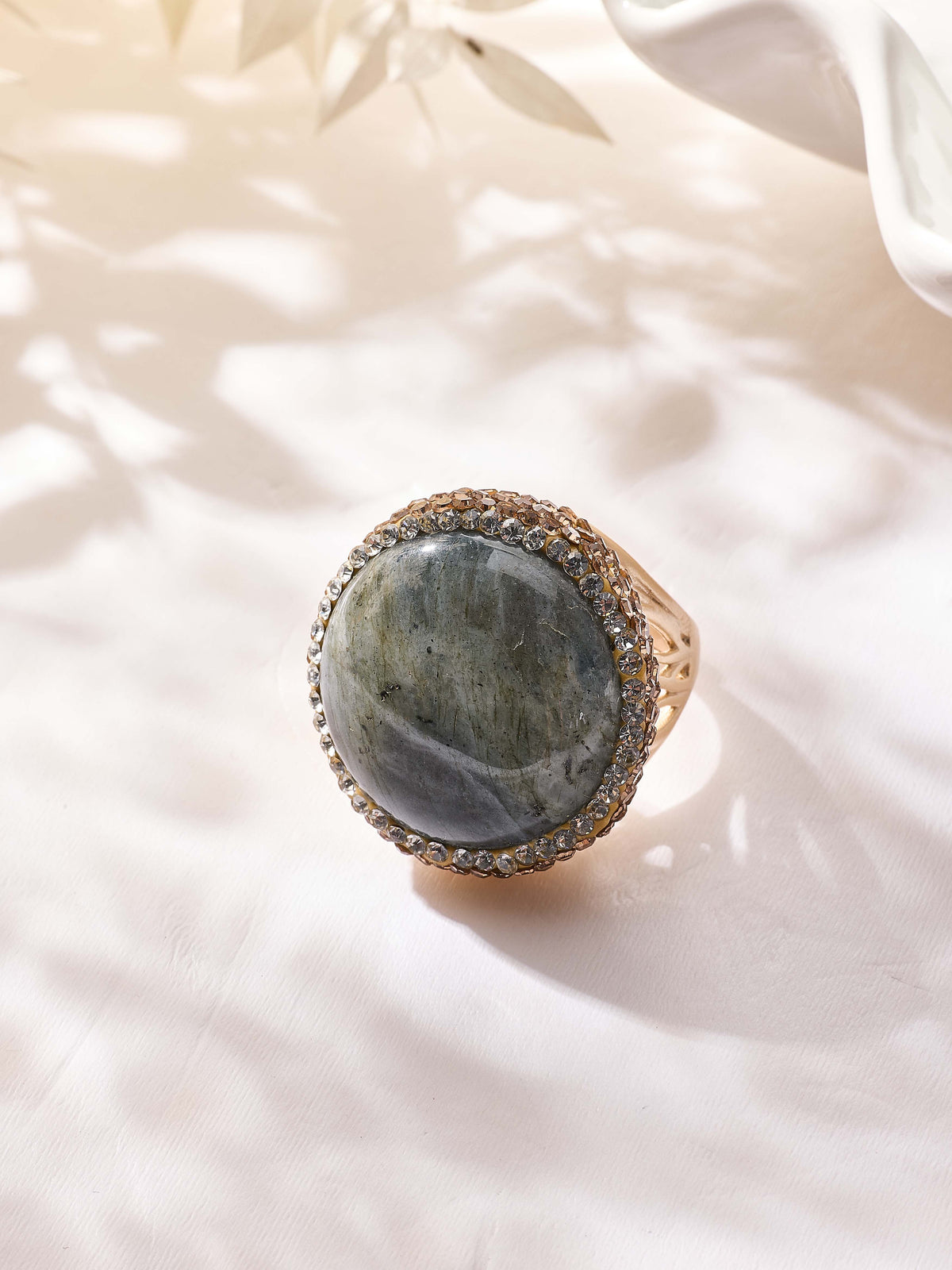 Mixed-Stone Pavé Cocktail Ring R2894 - view 7