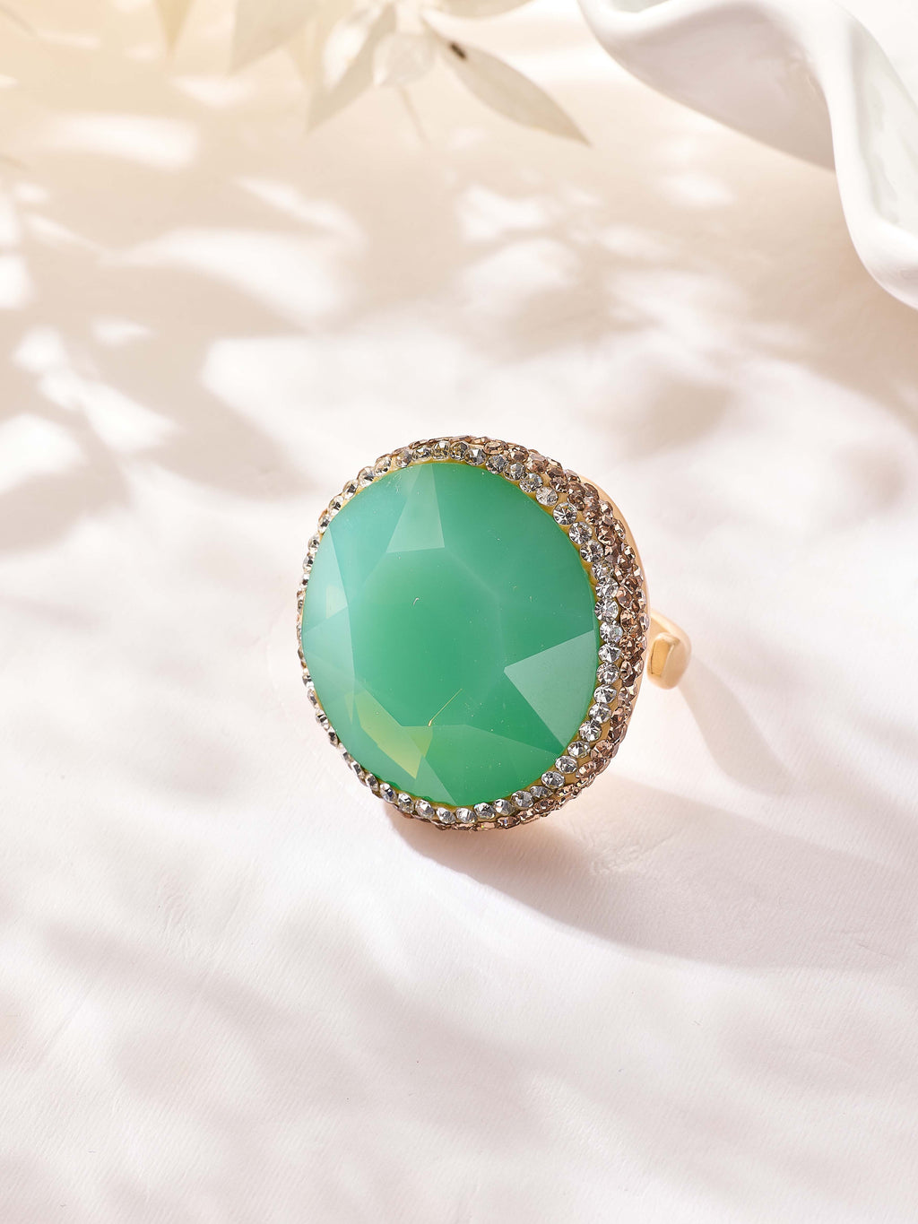 Crystal Pavé Cocktail Ring R2909 - view 15