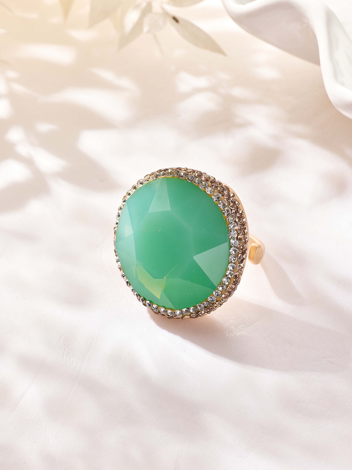 Crystal Pavé Cocktail Ring R2909 - view 15
