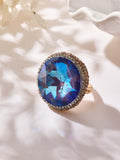 Crystal Pavé Cocktail Ring R2909