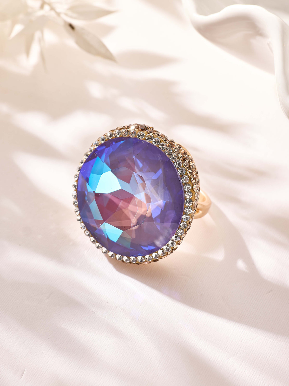 Crystal Pavé Cocktail Ring R2909 - view 19