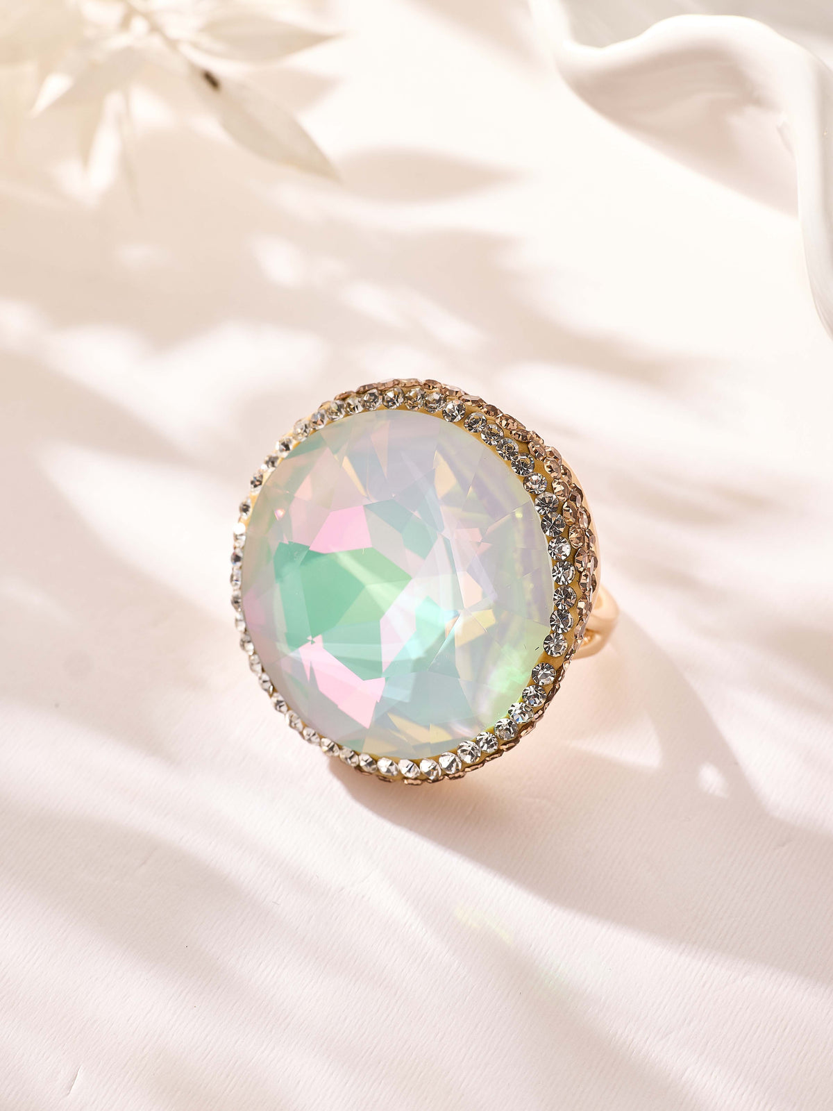 Crystal Pavé Cocktail Ring R2909 - view 16