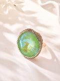 Crystal Pavé Cocktail Ring R2909