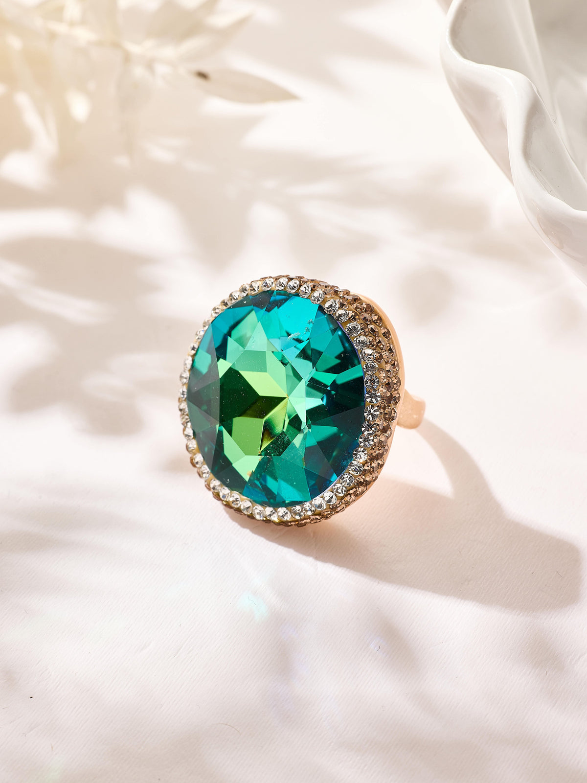 Crystal Pavé Cocktail Ring R2909 - view 9