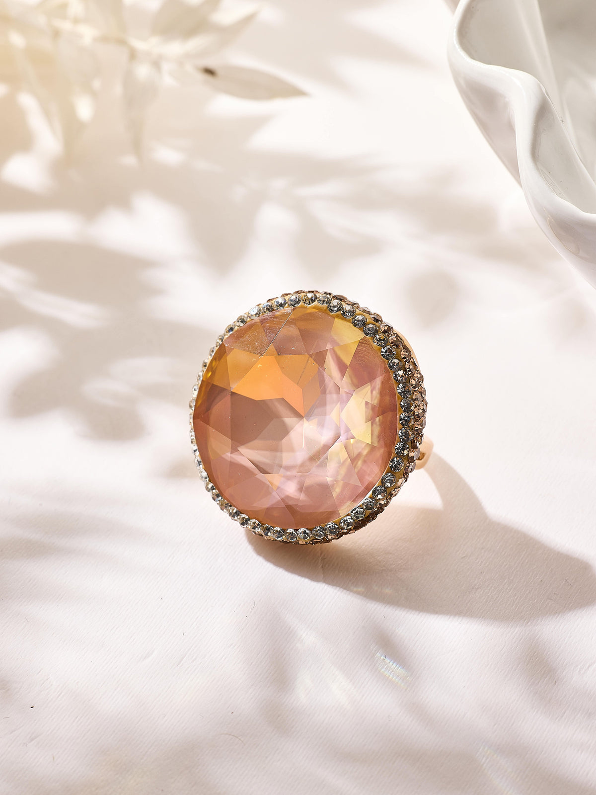 Crystal Pavé Cocktail Ring R2909 - view 7
