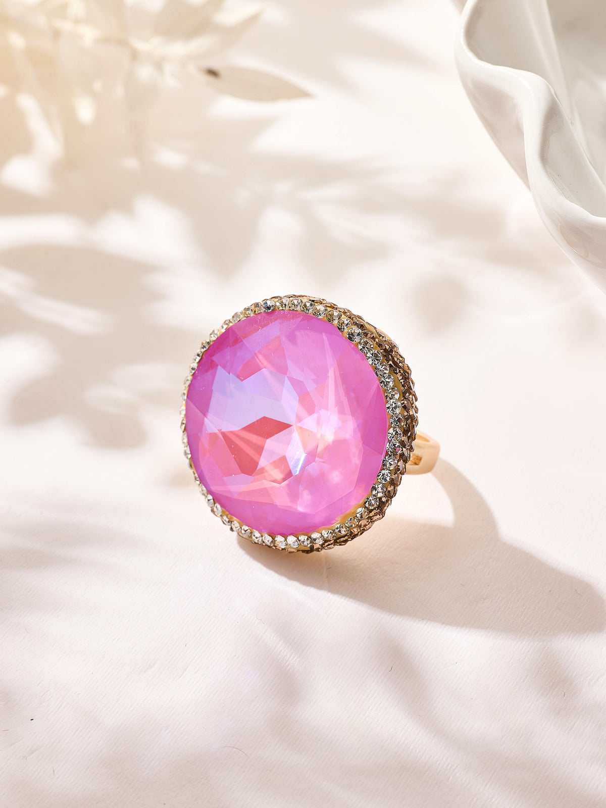 Crystal Pavé Cocktail Ring R2909 - view 5