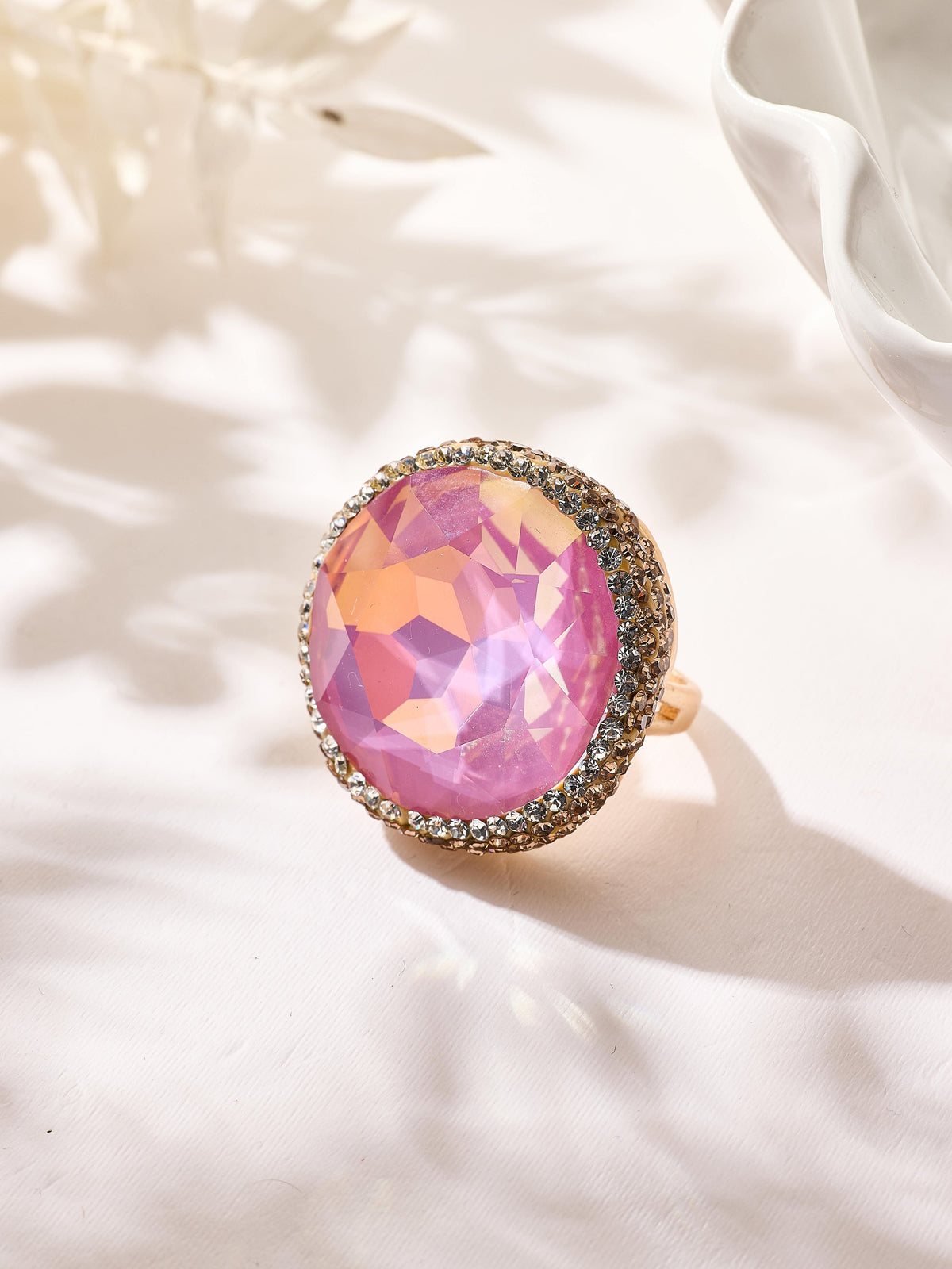 Crystal Pavé Cocktail Ring R2909 - view 3