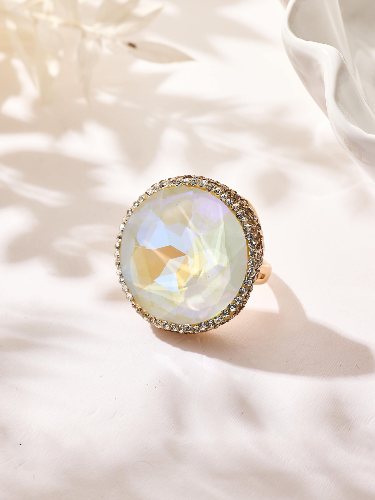 Crystal Pavé Cocktail Ring R2909 - view 13