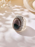 Crystal Pavé Cocktail Ring R2913