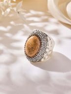 Crystal Pavé Cocktail Ring R2913