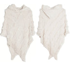 Knitted Pullover Cape S0174