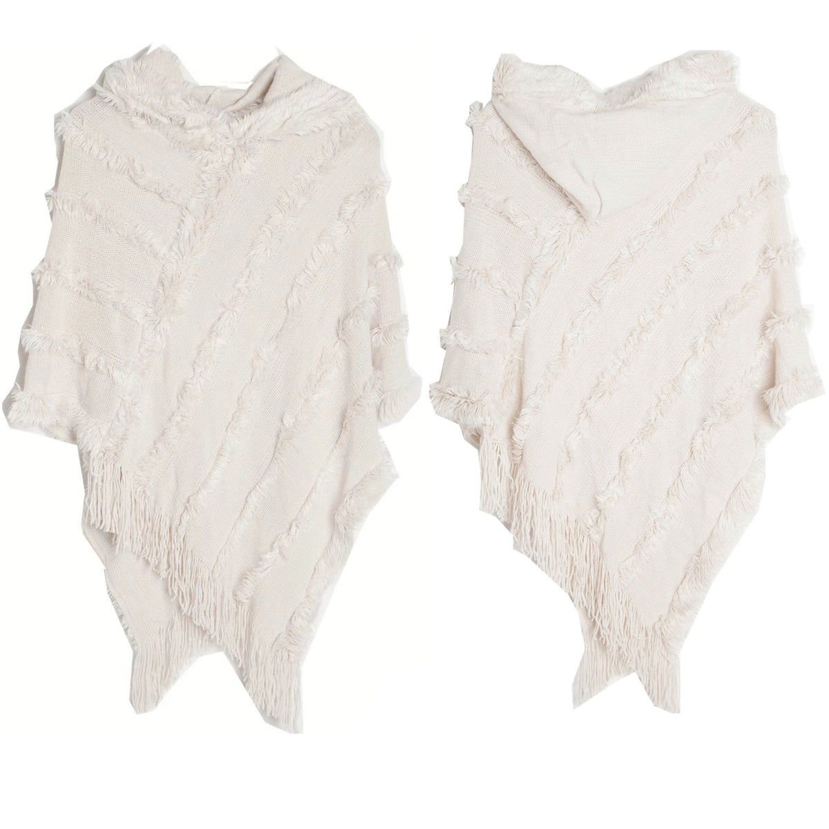 Knitted Pullover Cape S0174