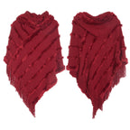 Knitted Pullover Cape S0174