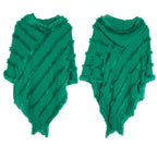 Knitted Pullover Cape S0174