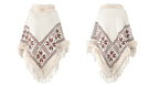 Collar Pullover Tassel Cape S0211