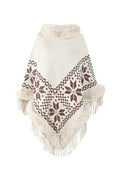 Collar Pullover Tassel Cape S0211