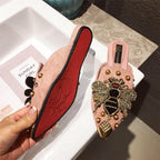 Rhinestone Bee Slippers Sandals SH0021