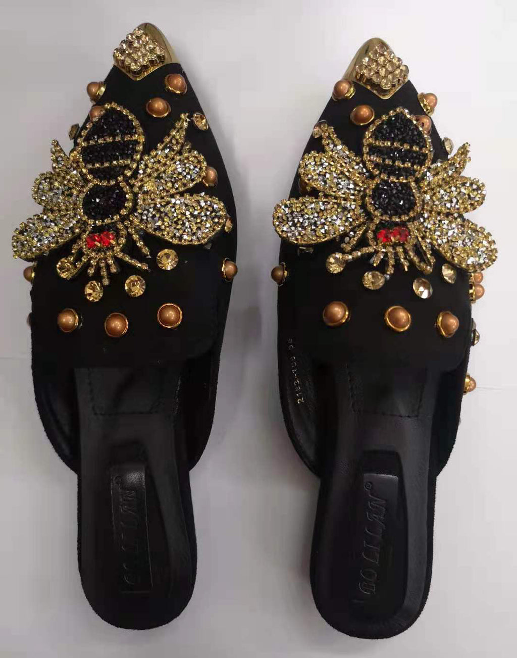 Rhinestone Bee Slippers Sandals SH0021